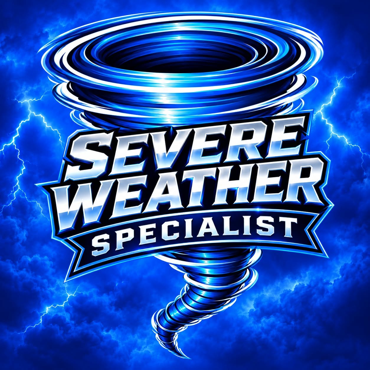 Severe Weather Specialist Official 3D Tornado Emblem