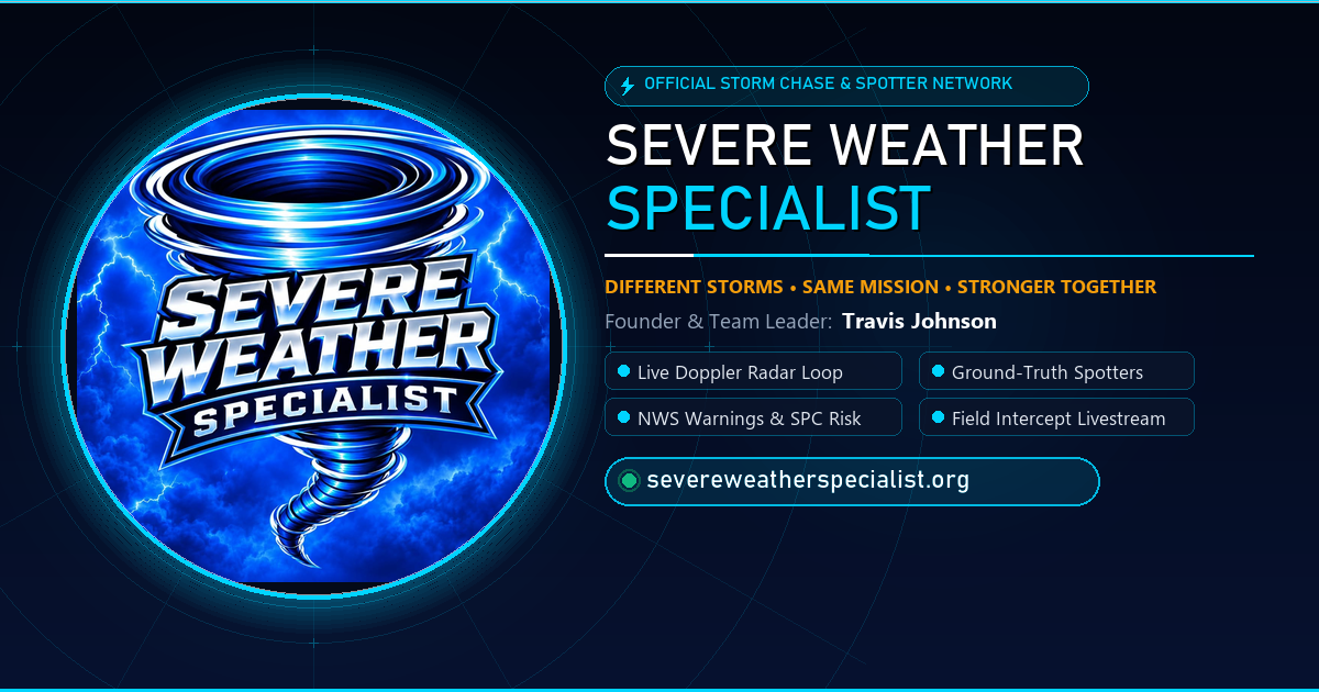 Severe Weather Specialist Live Radar and Intelligence Platform